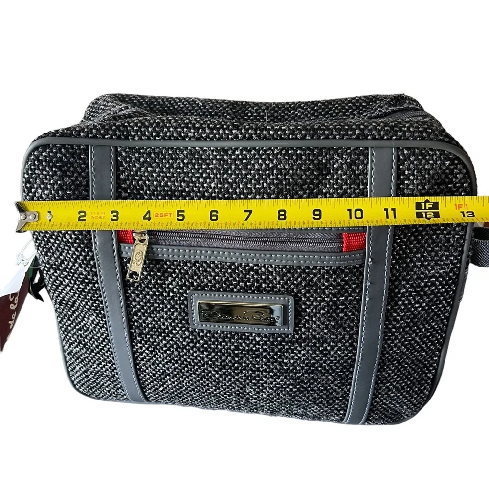 Vintage‎ Oscar de la Renta Gray Travel Bag